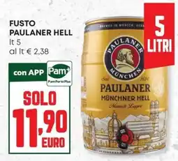 Panorama Fusto Paulaner Hell offerta