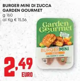 Pam Garden Gourmet Burger mini di zucca offerta