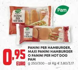 Pam Panini per hamburger Pam offerta