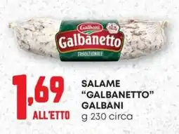 Pam Salame Galbanetto offerta