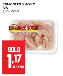 Panorama Straccetti di pollo AIA offerta