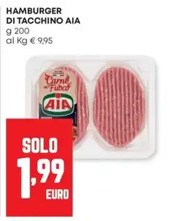 Panorama Hamburger di tacchino AIA offerta