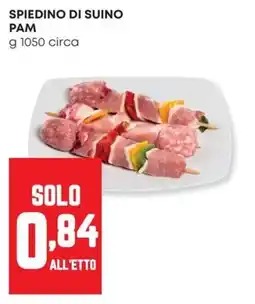 Panorama Spiedino di suino Pam offerta