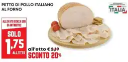 Panorama Petto di pollo italiano al forno offerta