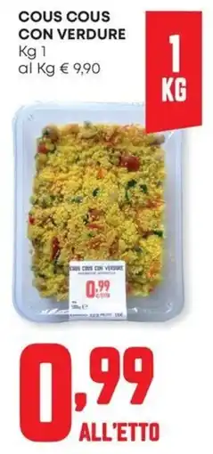Panorama Cous cous con verdure offerta