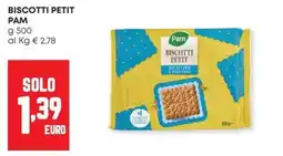 Panorama Biscotti petit Pam offerta