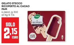 Panorama Pam gelato stecco ricoperto al cacao offerta