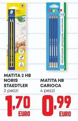 Panorama Matita HB Carioca offerta
