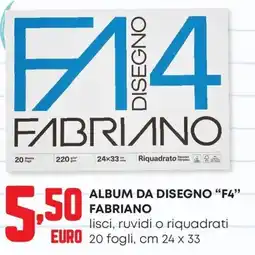 Panorama Album da disegno F4 Fabriano offerta