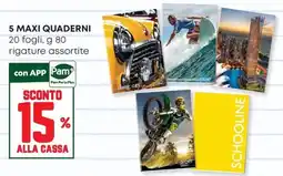 Panorama 5 maxi quaderni offerta