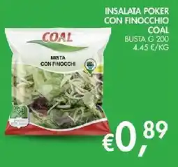 Coal Insalata poker con finocchio Coal offerta