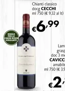 Eurospesa Chianti classico docg Cecchi offerta