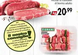 Eurospesa Fettine di roastbeef di bovino adulto offerta