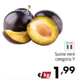 Eurospesa Susine nere categoria 1ª offerta