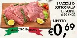 Coal Braciole di sottospalla di suino offerta
