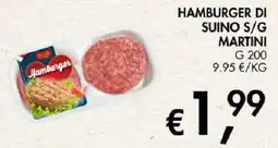 Coal Hamburger di suino s/g Martini offerta