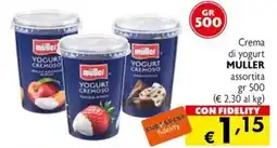 Eurospesa Crema di yogurt MULLER offerta