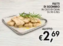 Coal Filetti di sgombro in olio di oliva offerta