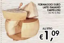 Coal Formaggio duro latte italiano Zarpellon offerta