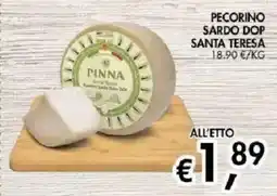 Coal Pecorino Sardo DOP Santa Teresa Pinna offerta