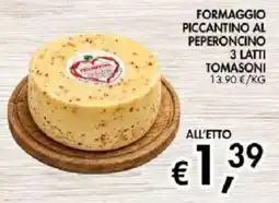 Coal Formaggio piccantino al peperoncino 3 latti Tomasoni offerta