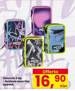Interspar Astuccio 3 zip Appack offerta