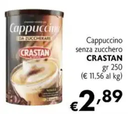 Eurospesa Cappuccino senza zucchero Crastan offerta