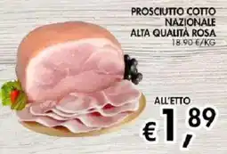 Coal Prosciutto cotto nazionale alta qualità rosa offerta