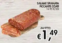 Coal Salame spianata piccante coati offerta