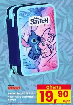 Interspar Astuccio Stitch 3 zip - fantasia assortita Seven offerta