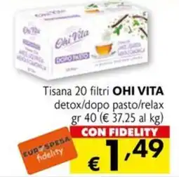 Eurospesa Tisana OHIVITA offerta
