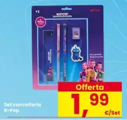Interspar Set cancelleria K-Pop offerta