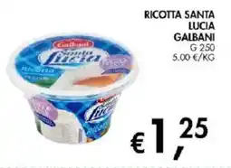 Coal Ricotta Santa Lucia Galbani offerta