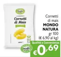 Eurospesa Cornetti di Mais MONDO NATURA offerta