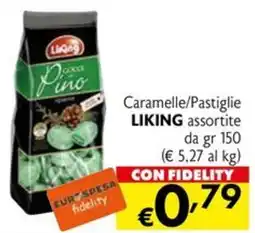 Eurospesa Caramelle/Pastiglie LIKING assortite offerta