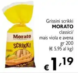 Eurospesa Grissini scrikki Morato offerta
