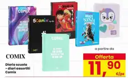 Interspar Diario scuola - diari assortiti Comix offerta