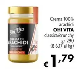 Eurospesa Crema di arachidi Ohi Vita crunchy offerta