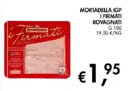 Coal Mortadella IGP i Firmati Rovagnati offerta