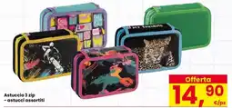 Interspar Astuccio 3 zip - astucci assortiti offerta
