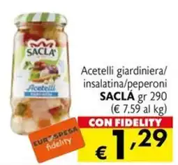 Eurospesa Acetelli giardiniera SACLA offerta