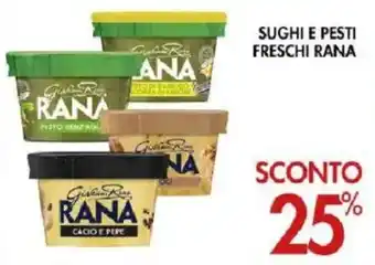 Coal Sughi e pesti freschi Rana offerta