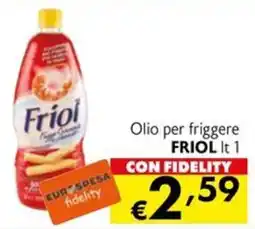 Eurospesa Olio per friggere Friol offerta