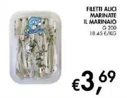 Coal Filetti alici marinate il marinaio offerta