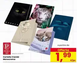 Interspar Cartella 3 lembi Monocromo offerta