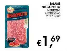 Coal Salame Negronetto Negroni offerta