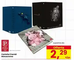 Interspar Cartella 3 lembi Monocromo offerta
