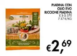 Coal Piadina con olio evo riccione piadina offerta
