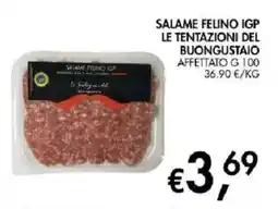 Coal Salame Felino IGP Le Tentazioni del Buongustaio offerta