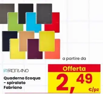 Quaderno Ecoqua - spiralato Fabriano